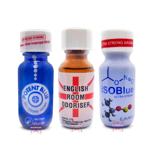 Potent Blue 22ml - English (white) 25ml - iSo Blue 22ml