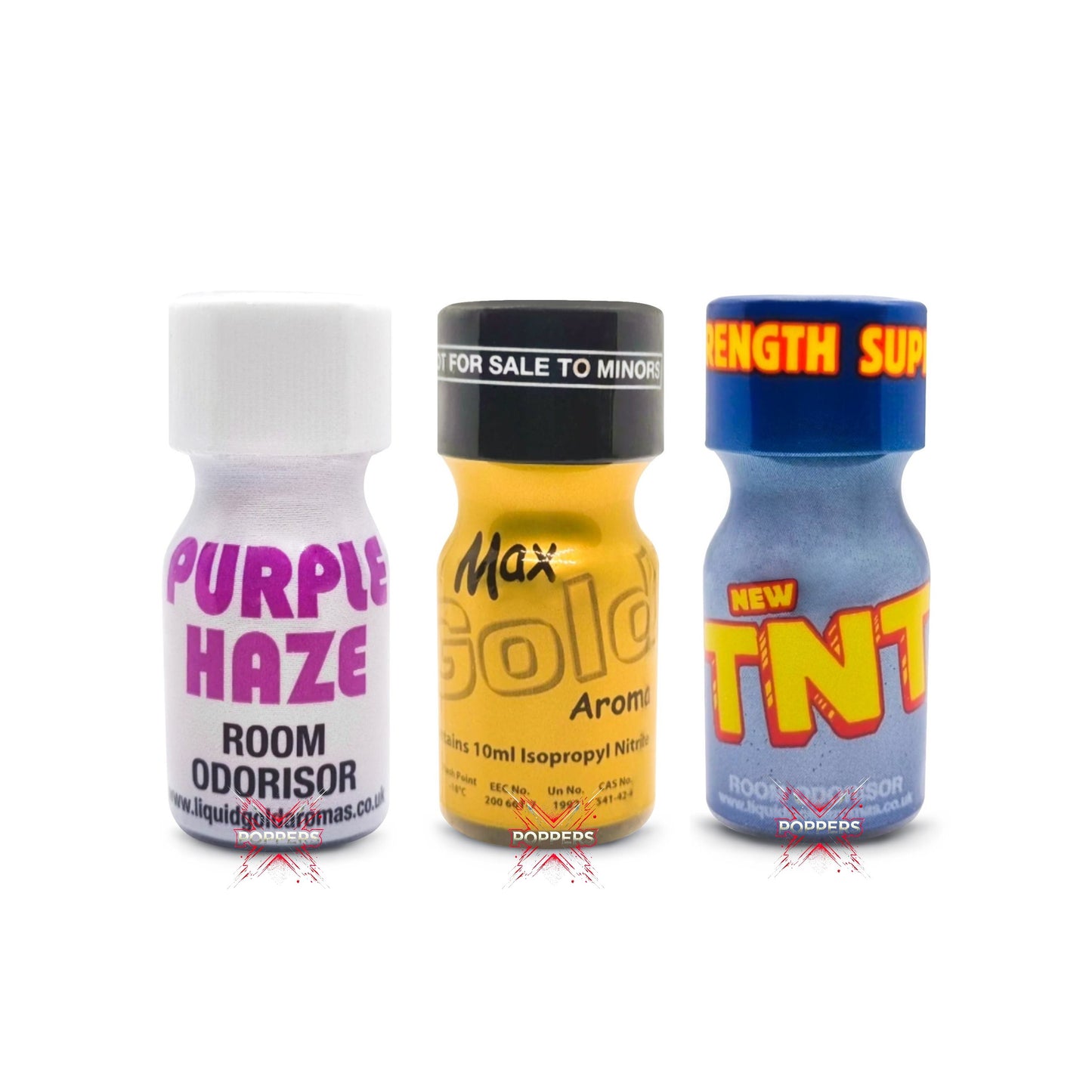 Purple Haze 10ml - Max Gold 10ml - TNT 10ml