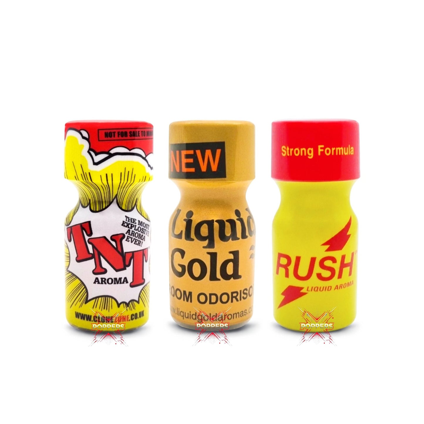 TNT 10ml - Liquid Gold 10ml - Rush 10ml