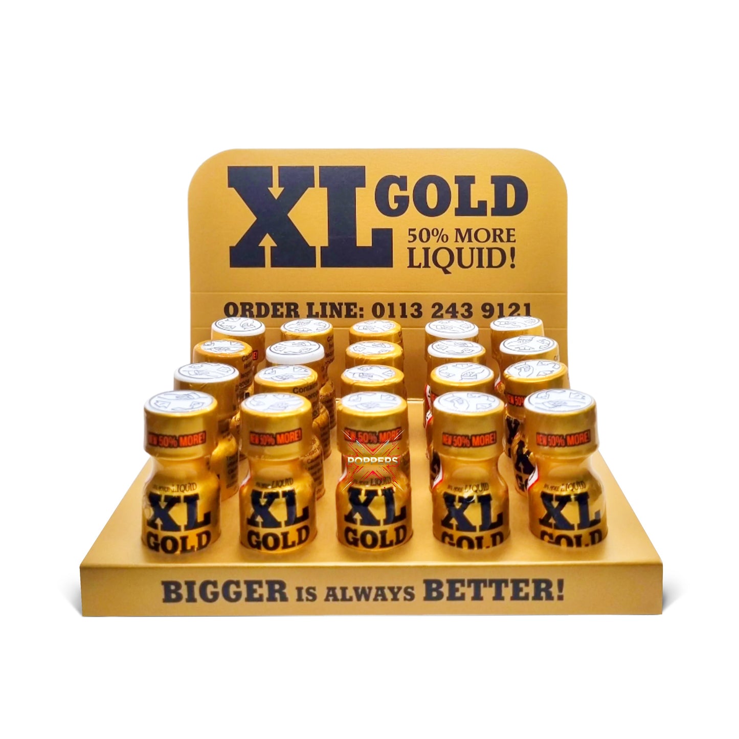 XL Gold Poppers 15ml x 20